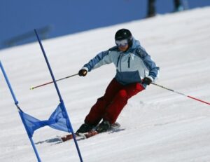 Andrew Rockenfield skiing